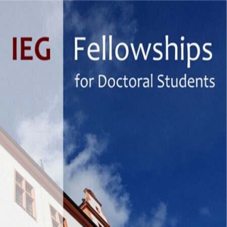 IEG Fellowships Programme 2023/2024 for Doctoral Study 
