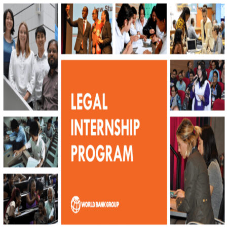 The World Bank Legal Internship Program 2023