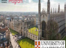 Mastercard Foundation Scholars Program 2023 at the University of Cambridge