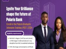 Polaris Bank Intensive Graduate Training Program 2024