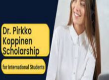 Dr Pirkko Koppinen Scholarship 2024 in United kingdom