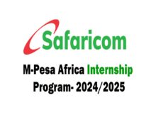 M-Pesa Africa Internship Program 2024/2025 for Young Graduates