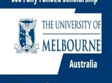 Postgraduate Research Scholarship 2025 at University of Melbourne