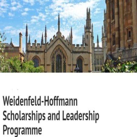 University of Oxford Weidenfeld-Hoffmann Scholarships 2025/2026