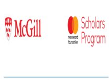 Mastercard Foundation Scholarship 2025 at McGill University